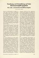 Forschung und Entwicklung auf dem Abwasserentgiftungsgebiet