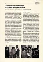 Galvanisches Verzinken und alternative Verfahren