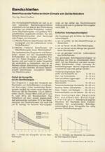 Bandschleifen – Beeinflussende Faktoren beim Einsatz von Schleifbändern