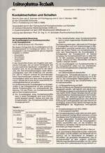 Kontaktverhalten und Schalten