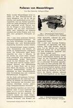 Polieren von Messerklingen