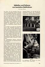 Schleifen und Polieren von konischen Stahlrohren