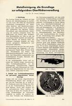 Metallreinigung, die Grundlage zur erfolgreichen Oberflächenveredlung