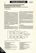 Die automatisch ablaufende Behandlung komplexbildnerhaltiger Abwässer aus der Leiterplattenfertigung unter Verwendung von Thiocarbaminaten zur Metallfällung
