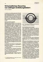 Wirtschaftliches Recycling von wäßrigen Entfettungsbädern