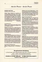 Aus der Praxis – für die Praxis 01/1985