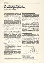 Waschlaugenreinigung mit Zentrifugalseparatoren