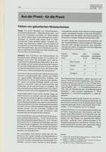 Aus der Praxis – für die Praxis 03/1998