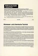 Abwasser- und chemische Technik