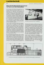 Neuer Kombi-Beschichtungsautomat für flache und tiefe Werkstücke