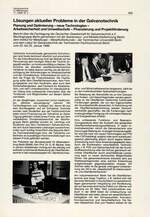 Lösungen aktueller Probleme in der Galvanotechnik