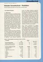 Globaler Umweltschutz - Realitäten