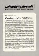 Was wären wir ohne Statistiken...