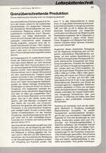 Grenzüberschreitende Produktion