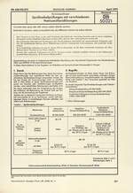 Normenschrift Vornorm DIN 50 021