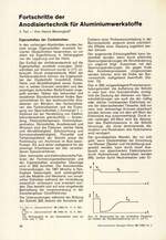 Fortschritte der Anodisiertechnik für Aluminiumwerkstoffe