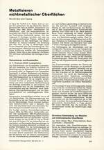 Metallisieren nichtmetallischer Oberflächen