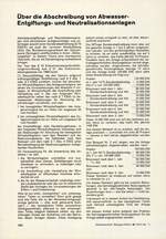 Über die Abschreibung von Abwasserentgiftungs- und Neutralisationsanlagen