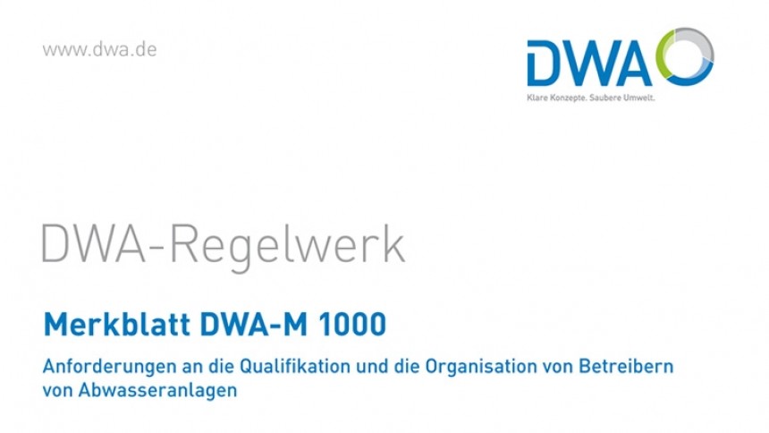 Cover des neuen DWA-Merkblatts