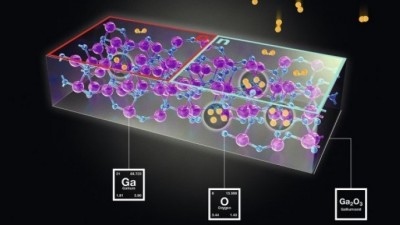 Der Einbau von Wasserstoff in Galliumoxid lässt sich so steuern, dass gezielt Bereiche mit n- und p- Leitung geschaffen werden
