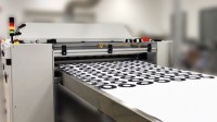 Laserdrucker beim Drucken von Zahnradlayern. (Bild: mz Toner Technologies GmbH)
