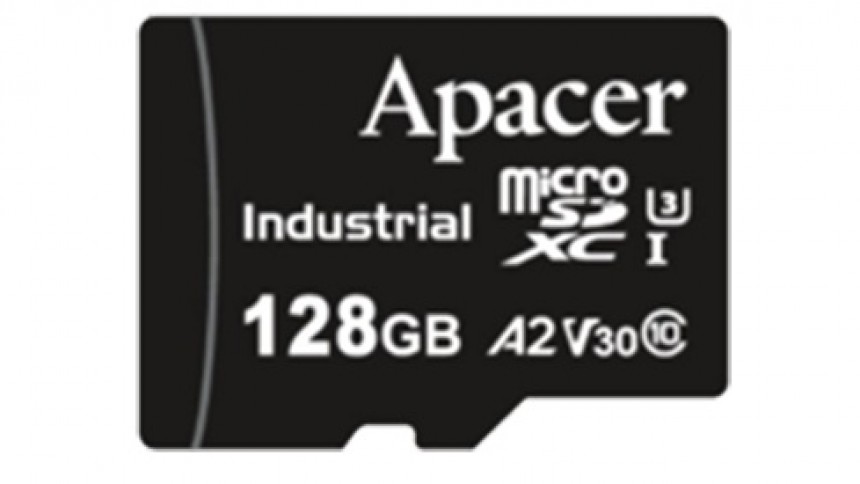 Die CH120-Serie von SSD-Speicherkarten von Apacer für industrielle Anwendungen.
