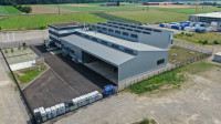 Neuer Firmensitz der Färber & Schmid AG mit Produktion, Labor, Lager, Warenumschlag und Verwaltung
