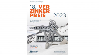 Abb. 1: Die Wettbewerbsunterlagen für den Verzinkerpreis 2023 stehen als Download unter www.verzinkerpreis.de zur Verfügung.