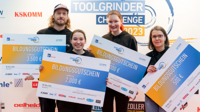 Gewinner der Toolgrinder Challenge auf der GrindTec