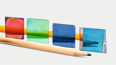FROC-Beschichtung mit gleicher Farbe bei Spiegelung  und Übertragung 