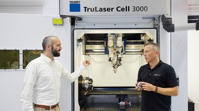 Expertengespräch rund um den metallischen 3D-Druck:  toolcraft-Vorstand Christoph Hauck und Dr. Thomas Schopphoven,  Gruppenleiter Laser Material Deposition am Fraunhofer ILT   