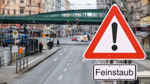 Erhöhte Feinstaubkonzentrationen sind immer wieder Anlass für Fahrverbote in deutschen Innenstädten (Foto: Adobe Stock)