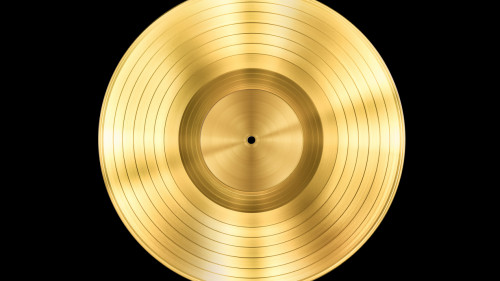 Die goldene Schallplatte erhalten Musiker für besonders viele Verkäufe. Farbveränderungen dürften hier kaum toleriert werden