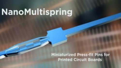 Abb. 4: Press-Fit-Stifte in NanoMultispring-Ausführung erlauben noch kompaktere Automotive-Leiterplatten