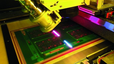 Blick in eine Laser-Direktbelichtungsmaschine von Limata