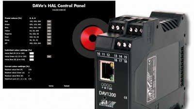 PWM Controller DAV1200 für LED-Steuerungen von STV Electronik