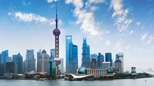 Abb.1: Shanghai Pudong, Symbol für den Aufstieg Chinas