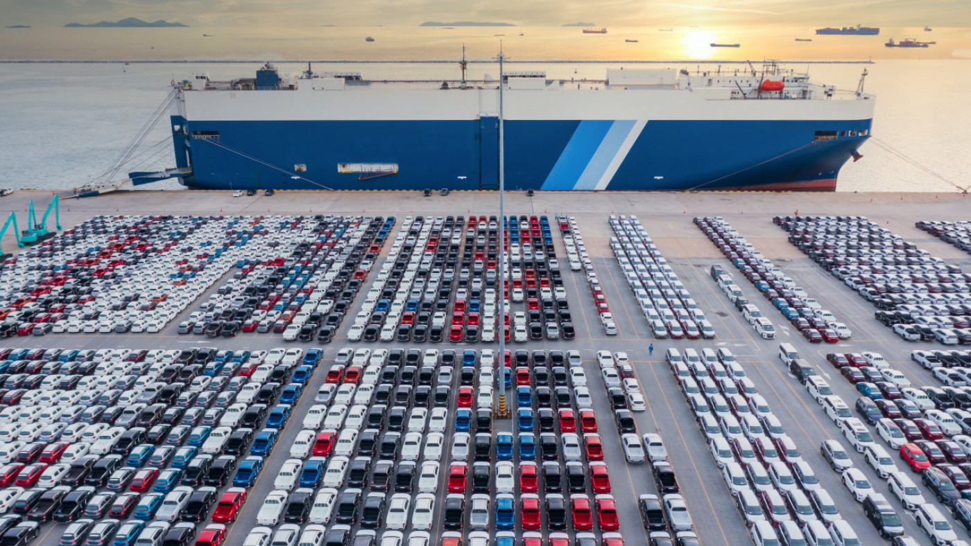 Ro-Ro Schiff für den Autotransport mit 6.000–9.000 PKW Kapazität
